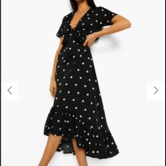 BNWT Boohoo polka dot dress, Size 12 - $25+postage. 💓✨ - Picture 3 of 4
